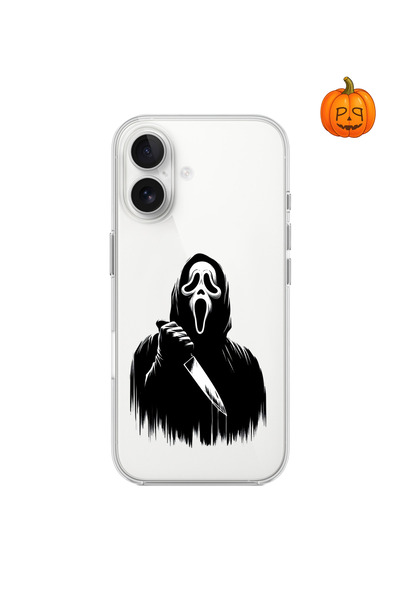 PPKin Dali Design iPhone 16 Compatible Transparent Case Horror 3 Designs