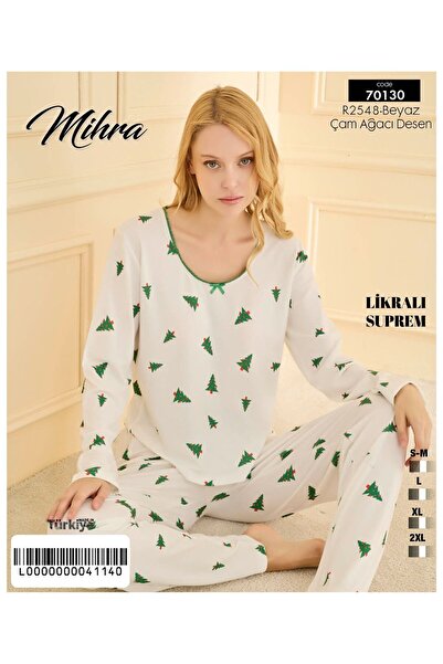 Mihra uzun kollu pijama takımı