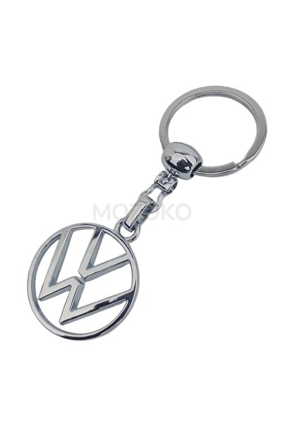 MOZOKO Breloc de mașină din metal cu logo Volkswagen de înaltă calitate, cu d...