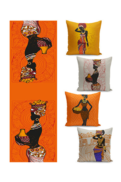 Filamente SET CU HUSĂ PENTRU PERNE CU DESIGN SPECIAL - CU MOTIVE ETNICI