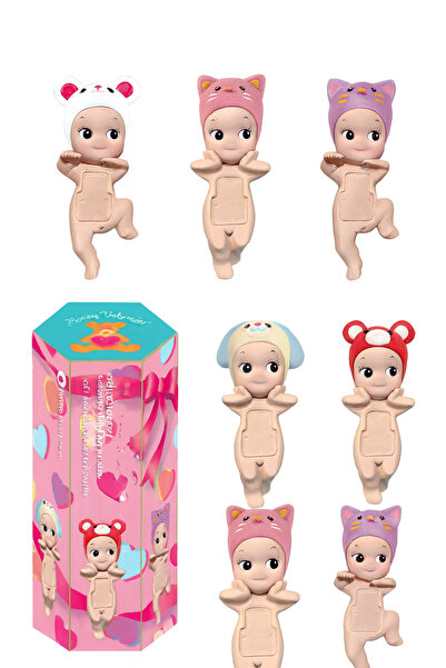 Genel Markalar Sonny Angel Valentine's Day Love Serisi 1 Adet Yapışkanlı Telefon Süsü Tablet Pc Oyuncak Figürü