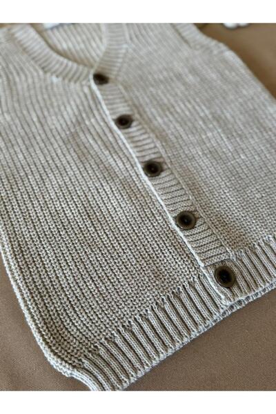 EM&FA TEKSTİL Selanik Knitted Children's Vest 5-8 Years