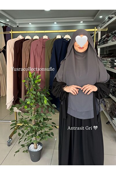 Yüsra Collection Tesettür Gölgeli Oval Sufle