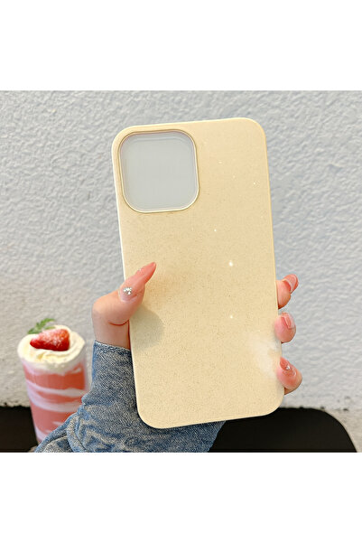 aheaks Realme C67 / Realme 12 Lite Uyumlu Lumina Case Premium Seri Şık Telefon Kılıfı - Simli Kılıf