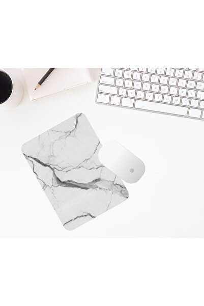 FenerciHediyelik لوحة ماوس منقوشة بالرخام مطبوع مع دعامة للمعصم