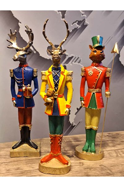 SAAY AKSESUAR 3'LÜ GEYİKLİ BİBLO SET