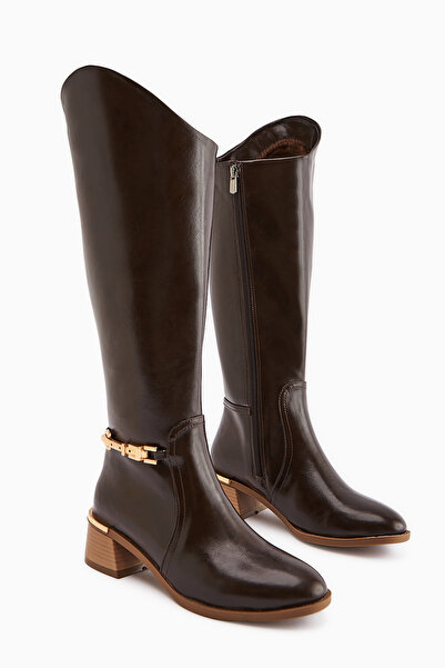 Limoya Kamilla Brown Buckle Women's Boots