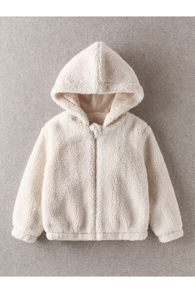 shop Beyaz kürklü ceket kış lik yeni sezon