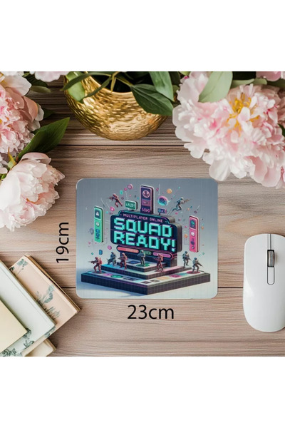 Wisdom Rain لوحة ماوس جاهزة للعب مع الأصدقاء - لوحة ماوس مطبوعة مستطيلة مستوردة مقاس 19 × 23 سم 2 مم