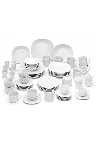 OEM 62 Piece Table Service for 6 People, Van Well Camaro, White