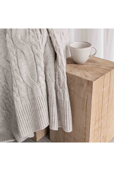 Battani.Co Home Thick Knitted Blanket Sofa & Bed Decorative Blanket 130cm X 170cm