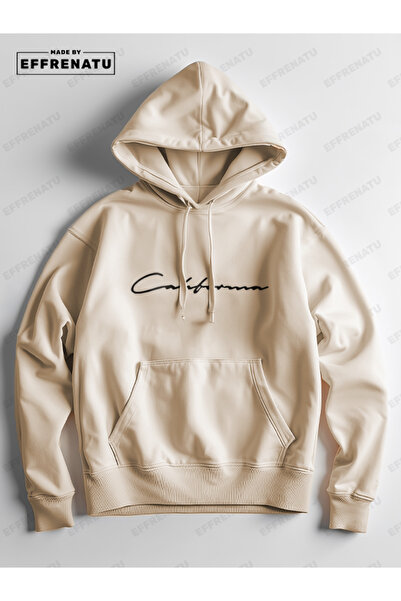 EFFRENATU Tracksuit Set Sweatshirt Jogger - Black-Gray Printed Oversize Hooded Hoodie