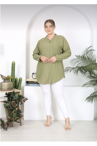 Generic Brand Woven viscose cotton fabric, comfortable cut tunic.