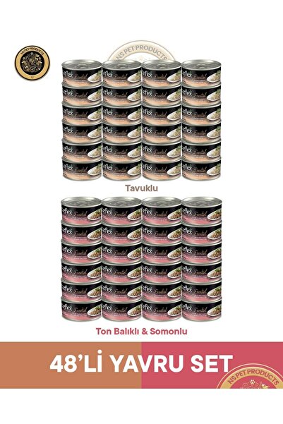 Reflex Plus Essential Yavru Kedi Ton-Somon ve Tavuklu - 48x70gr