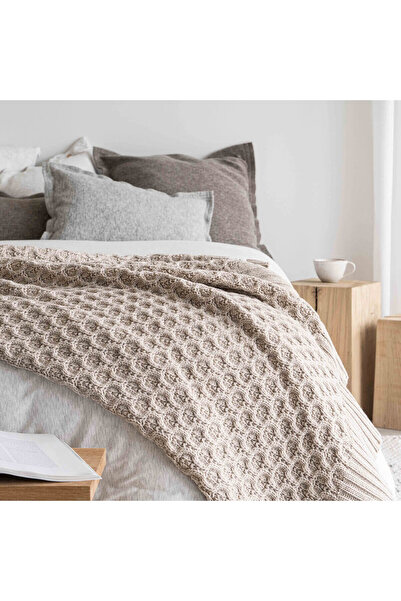Battani.Co Home Thick Knitted Blanket Sofa & Bed Decorative Blanket 130cm X 170cm