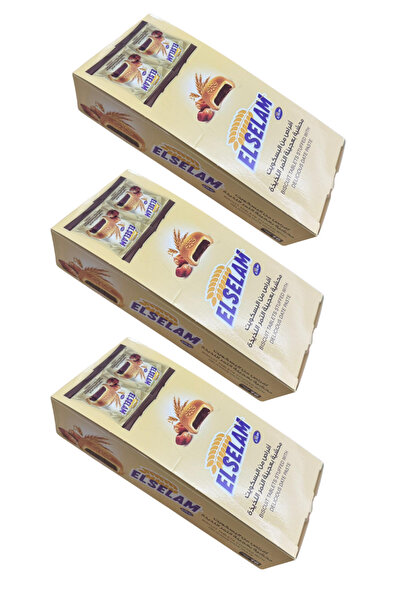 elselam مأكولات التمر بالزبدة 16 قطعة × 3 عبوات