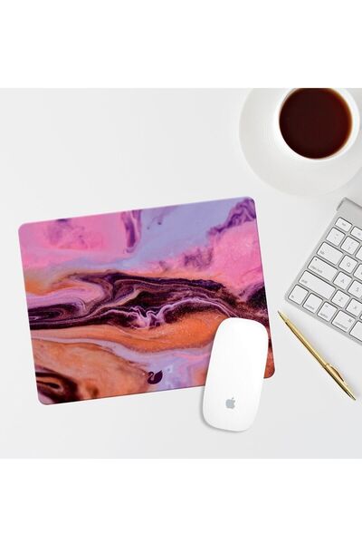 FenerciHediyelik لوحة ماوس مستطيلة الشكل منقوشة باللون الأرجواني الوردي متواف...