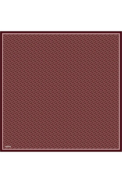 Armine Tivil Saf İpek Eşarp 9417 - 35 Bordo Karışık Desen