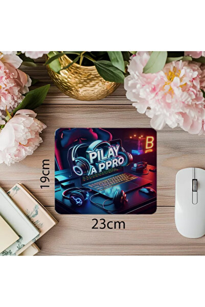 Wisdom Rain لوحة ماوس على شكل لعبة - طراز Pro - 19 × 23 سم 2 مم مستطيلة مطبوعة مستوردة