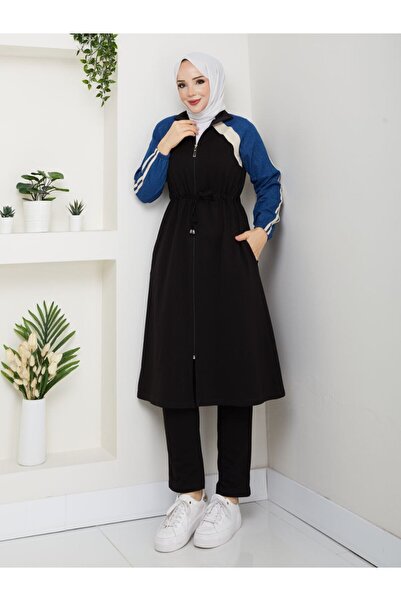 moda4b Γυναικείο αθλητικό σετ 2 τεμαχίων – Ύφασμα με δύο κλωστές και λεπτομέρ...