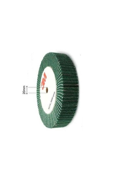 Spo sculeprofionline Polished grinding brush disc with emery blades, diameter 200 mm, width 40 mm