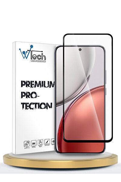 Wtech Honor X9d 5G 2025 E2E Series غطاء كامل من الزجاج المقوى شفاف/أسود