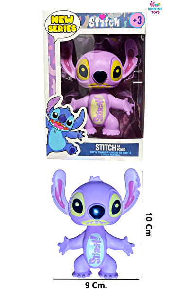 Brother Toys لعبة شخصية ستيتش أنجل ذات جسم ناعم باللون الوردي مقاس 10 سم.