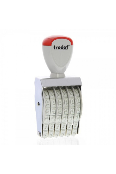 Trodat رقم التسلسل 1576، 7 مم، 6 أرقام