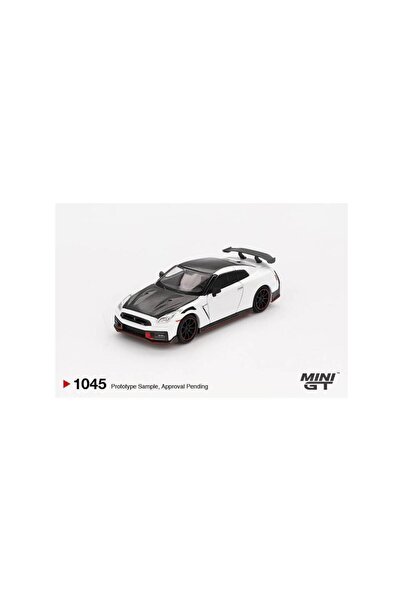 mini gt 1045 Nissan Gt-R Nismo 2024 Brilliant White Pearl 1/64 Model Car