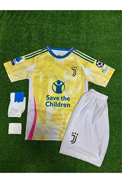 Alaturka Mix Kenan Yıldız 10 Numara 2024-25 Sezonu Deplasman Sarı Çocuk Forması 4'lü Set