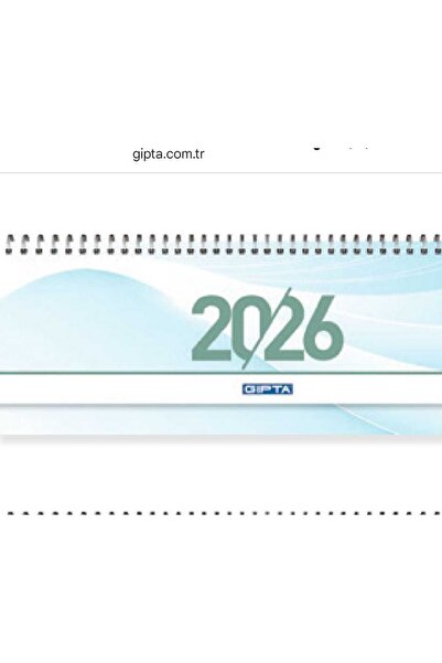 Gıpta 2026 HAFTALIK MASA TAKVİMİ 12X33 504-BTK