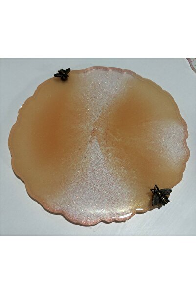 Pelince Colorful Epoxy Presentation and Serving Tray Series (Decorative - 25 cm)