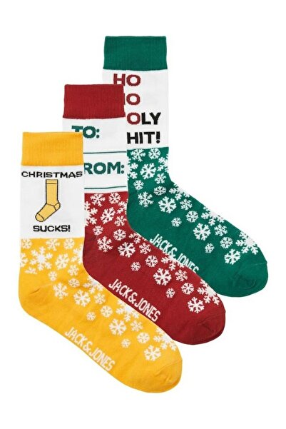 Jack & Jones Мъжки чорапи Jack Jones Xmas Gift 3 Pack 12246162