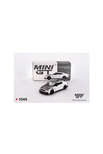 mini gt 1045 Nissan Gt-R Nismo 2024 Brilliant White Pearl 1/64 Model Car