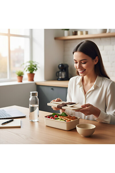 Varaq Eco-Friendly Wheat Straw Lunch Box - Sustainable & Stylish Meal Prep