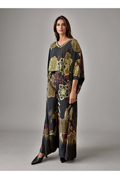 ECSTACY COUTURE Printed Coord set