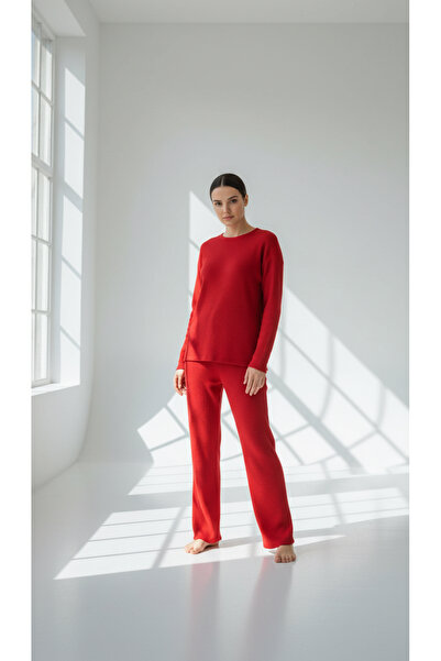 trendlina Knitwear Camisole Double Set