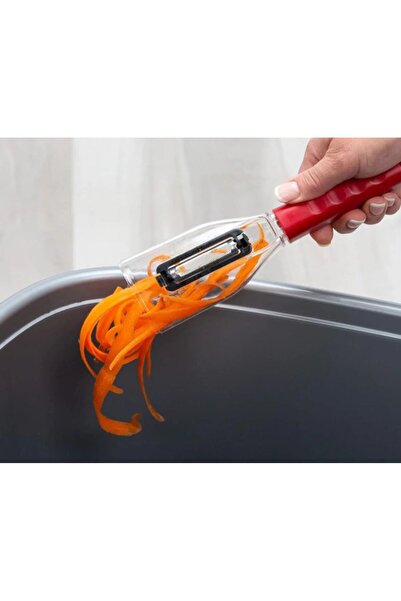 Acarsoystore Meyve Sebze Kabuğu Soyma Aleti Çöp Hazneli Kabuk Ayırıcı