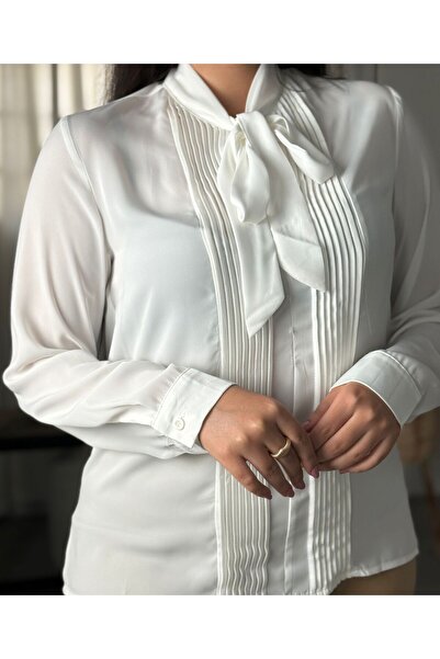 SELSAL formal satin blouse