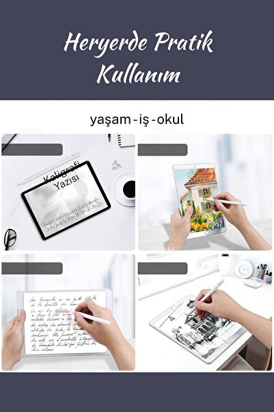 Fuchsia Redmi Pad 6 Uyumlu Üstün Hassasiyet ve Gecikmesiz Deneyim Sunan Dokunmatik Ekran Tablet Kalemi