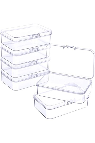 Generic Brand Jetec 6 Pieces Small Clear Plastic Bead Storage Container Boxes...