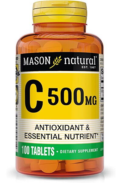 Mason Vitamins C Pure Ascorbic Acid Tablets, 60 Count