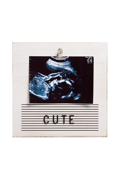 Generic Brand Pearhead Classic Wooden Letterboard, Baby Keepsake Clip Photo F...