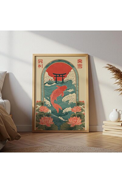 NinaStore Japon Halk Sanatı Koi Balığı