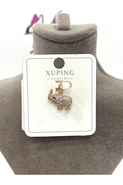 XUPING JEWELRY Sonsuzluk Motifli Kolye Ucu (18k Rose 1x1,6cm)