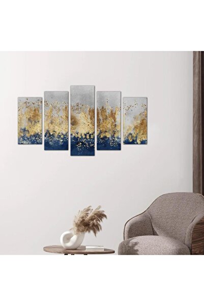 Generic Abstract Art Wall Panel - 24551 - Divided into five graduated pieces - 1