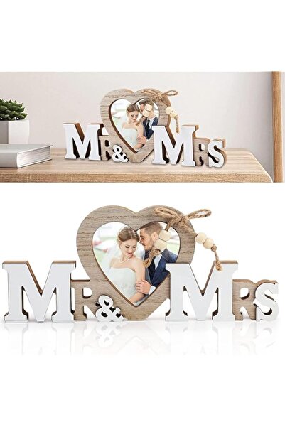 Generic Brand Bukela Wedding Picture Frame with Heart Photo Frame Wedding Dec...