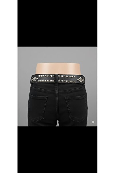 çelik belt vintega Steel Belt Belt with Pyramid Accessories