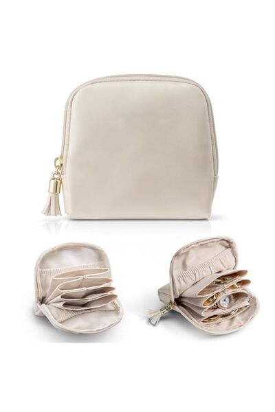 Generic Travel Jewelry Organizer, Jewelry Pouch Bags with Zipper, Portable St...
