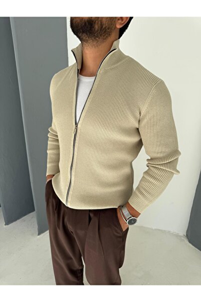 Combineman35 Тонкий трикотажний піджак на блискавці